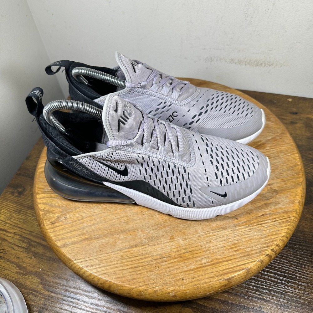 Nike Air Max 270 Womens Atmosphere Grey Black AH6789-007 Size 8.5 Running Shoes